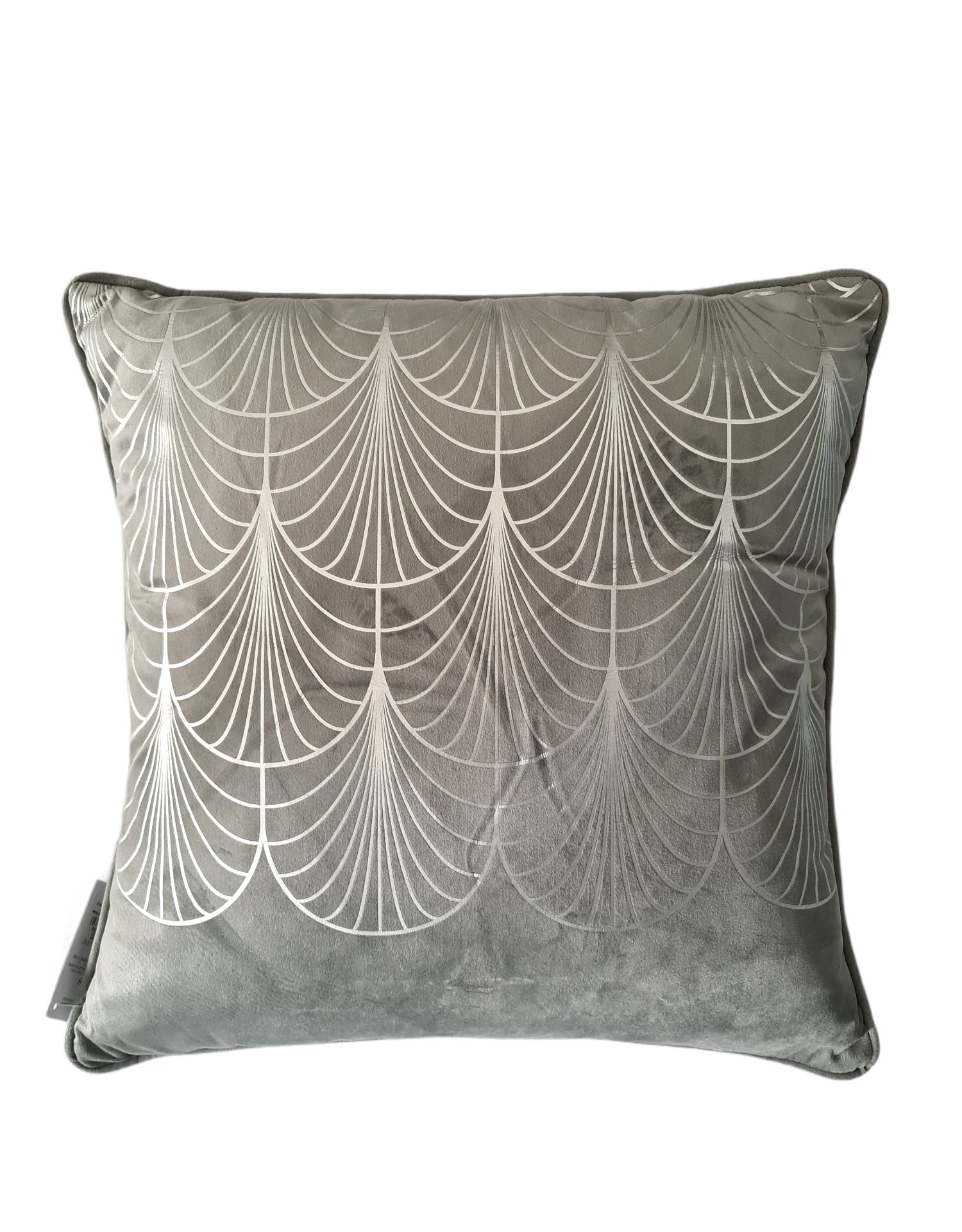 Kussen Grijs met Motief